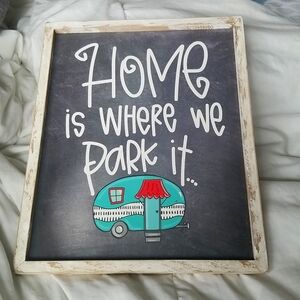 COPY 🇺🇦 NWT Camping Theme Decor Home is where we park it